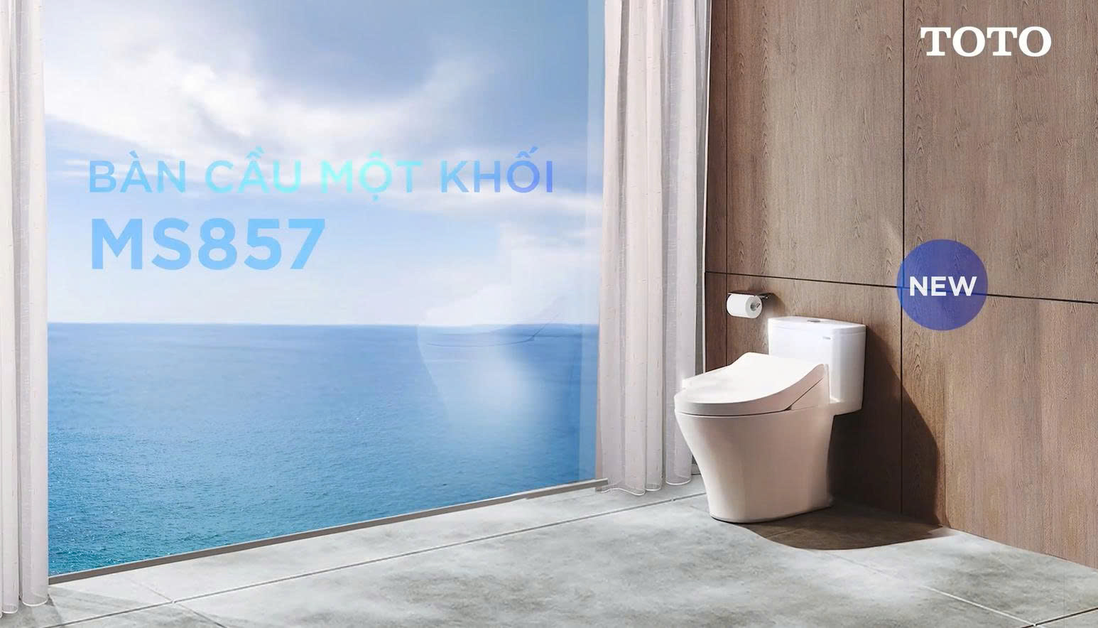 SIÊU PHẨM MỚI: BÀN CẦU TOTO MS857: ĐẲNG CẤP VƯỢT TRÊN TẦM GIÁ!