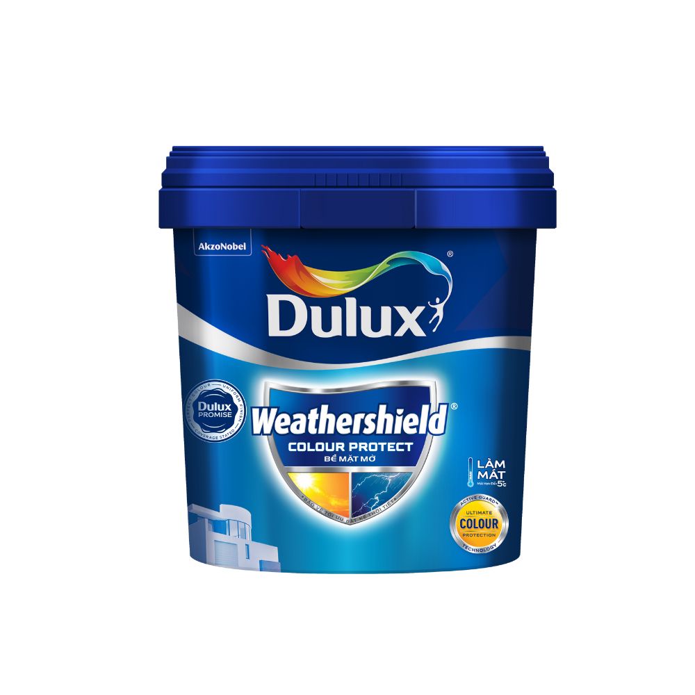 Sơn Ngoại Thất Dulux Weathershield Colour Protect Bề Mặt Mờ